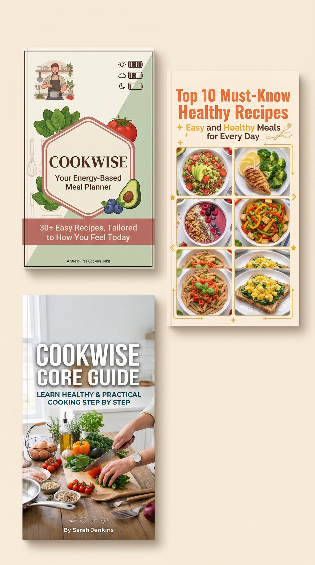 Cookwise Bundle — The Energy-Based Cooking System (3 Digital Books)